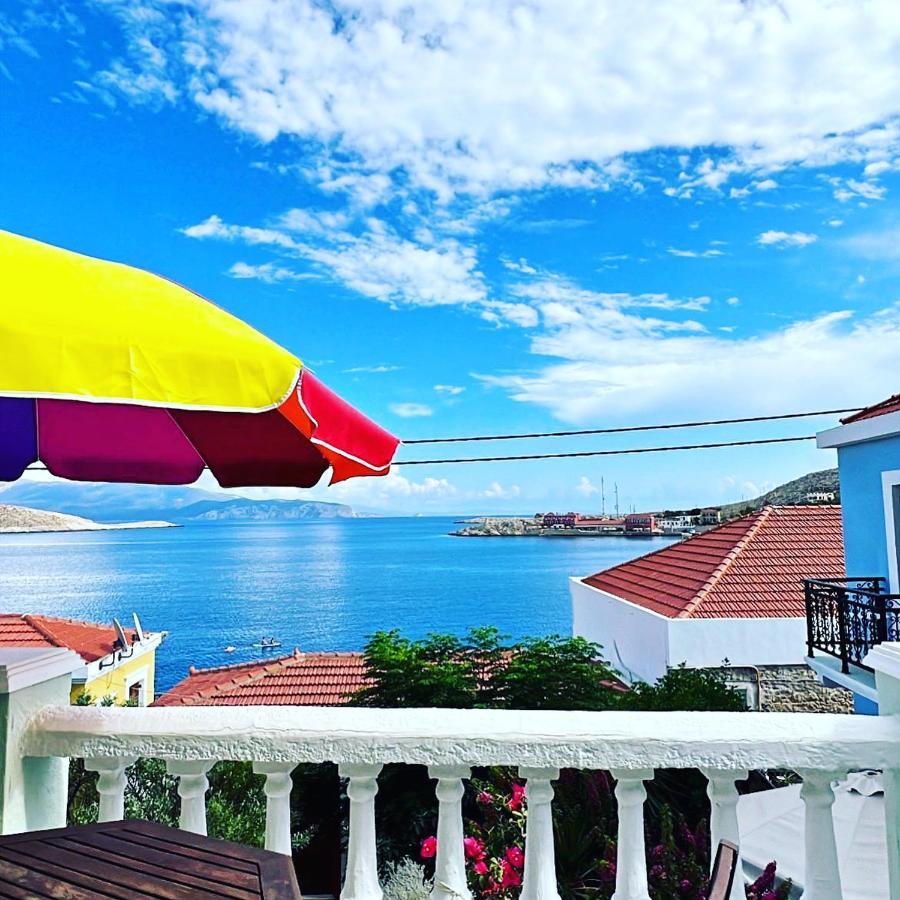 Roulas Apartments Chalki Town Exterior foto